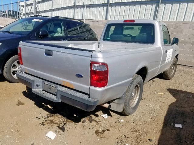 1FTYR10D05PA86006 - 2005 FORD RANGER SILVER photo 4