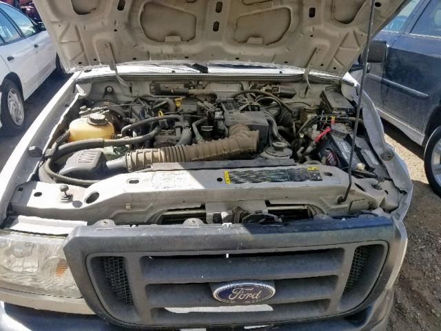 1FTYR10D05PA86006 - 2005 FORD RANGER SILVER photo 7