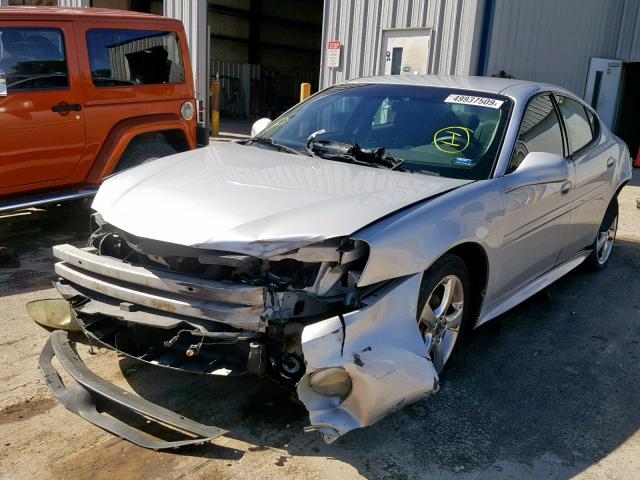 2G2WP542541340273 - 2004 PONTIAC GRAND PRIX GRAY photo 2