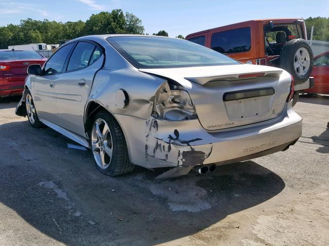 2G2WP542541340273 - 2004 PONTIAC GRAND PRIX GRAY photo 3