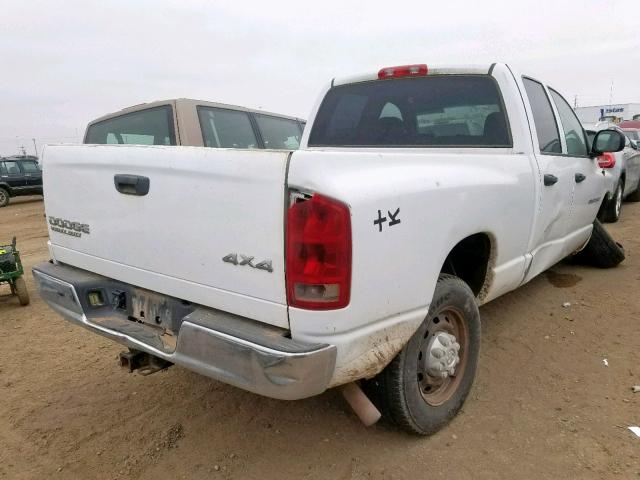 1D7KU28D03J614664 - 2003 DODGE RAM 2500 S Սպիտակ լուսանկար 4