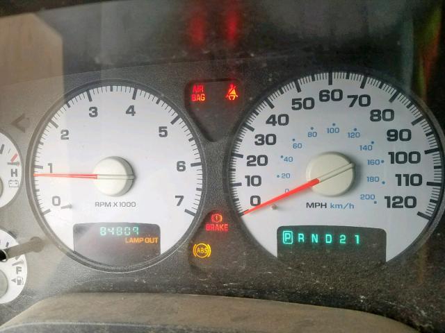 1D7KU28D03J614664 - 2003 DODGE RAM 2500 S Սպիտակ լուսանկար 8