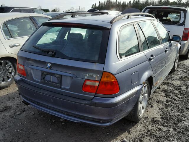 WBAEN33422EZ15099 - 2002 BMW 325 IT BLUE photo 4