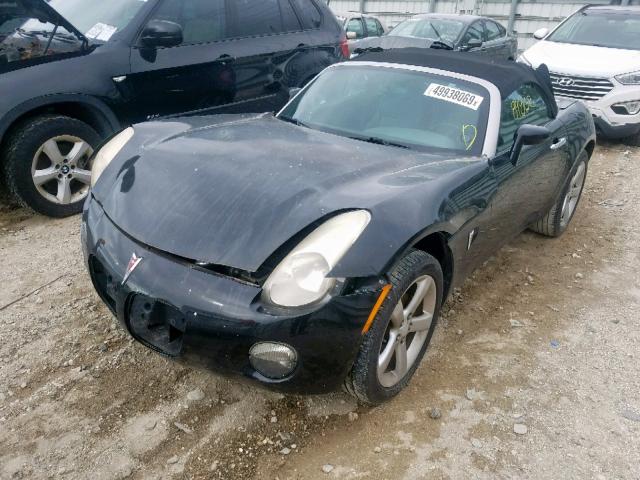 1G2MB35B16Y113705 - 2006 PONTIAC SOLSTICE BLACK photo 2