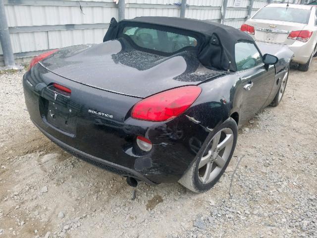 1G2MB35B16Y113705 - 2006 PONTIAC SOLSTICE BLACK photo 4