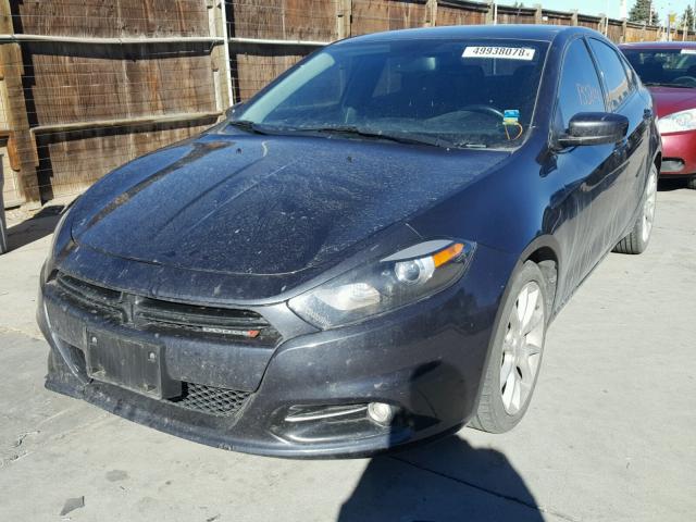 1C3CDFBA3DD295625 - 2013 DODGE DART SXT CHARCOAL photo 2