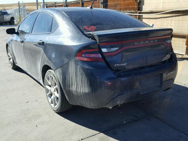 1C3CDFBA3DD295625 - 2013 DODGE DART SXT CHARCOAL photo 3