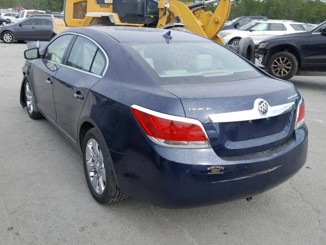 1G4GC5ED9BF358742 - 2011 BUICK LACROSSE C BLUE photo 3