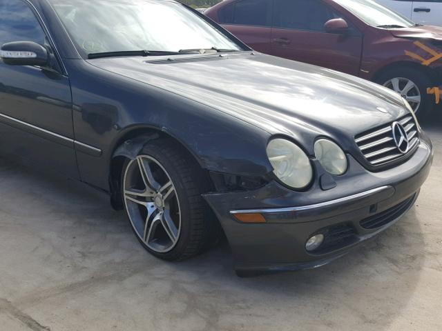 WDBPJ75J93A038667 - 2003 MERCEDES-BENZ CL 500 GRAY photo 9