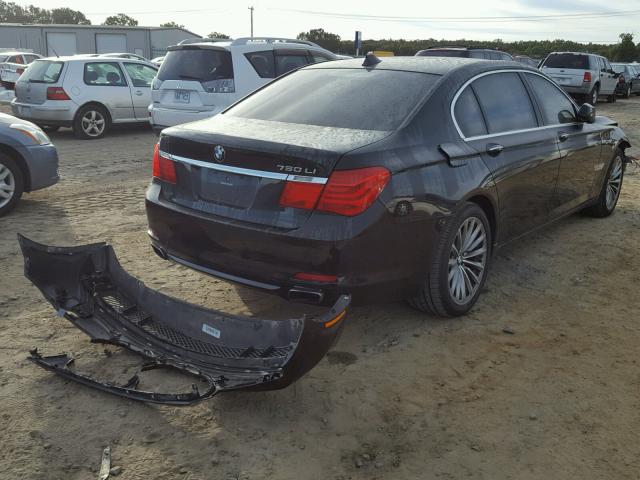 WBAKB8C55BCY65067 - 2011 BMW 750LI BLACK photo 4