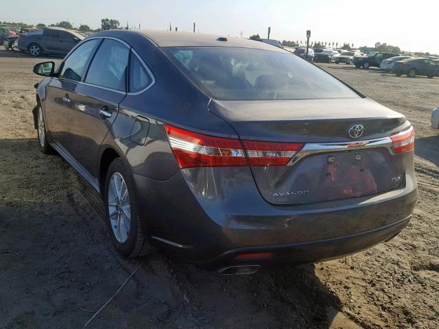 4T1BK1EB9FU173841 - 2015 TOYOTA AVALON XLE CHARCOAL photo 3