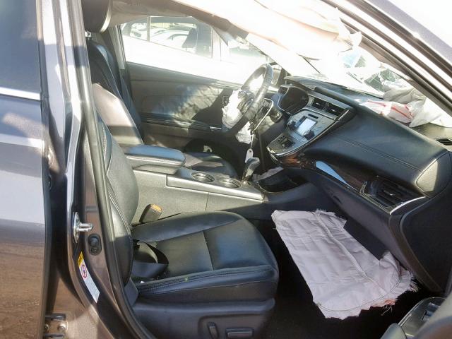 4T1BK1EB9FU173841 - 2015 TOYOTA AVALON XLE CHARCOAL photo 5