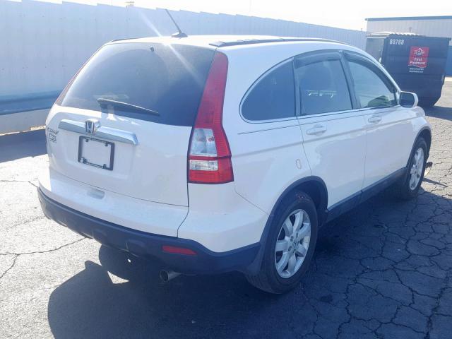 5J6RE38739L017215 - 2009 HONDA CR-V EXL WHITE photo 4