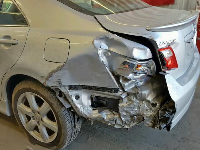 4T1BE46K79U340158 - 2009 TOYOTA CAMRY BASE SILVER photo 9