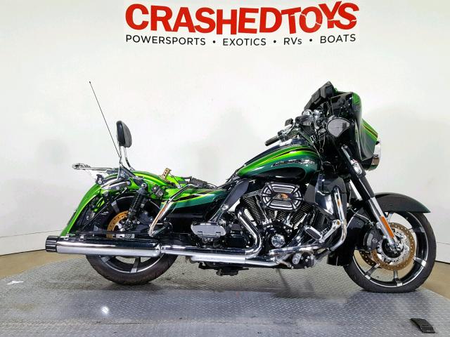 1HD1PZ812BB956474 - 2011 HARLEY-DAVIDSON FLHXSE2 GREEN photo 1