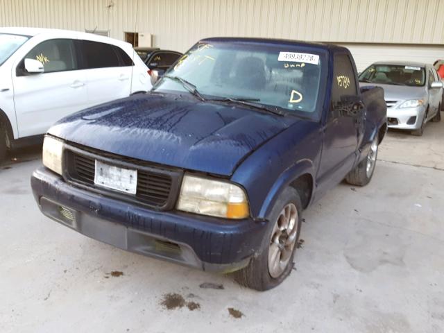 1GTCS1445X8515193 - 1999 GMC SONOMA BLUE photo 2