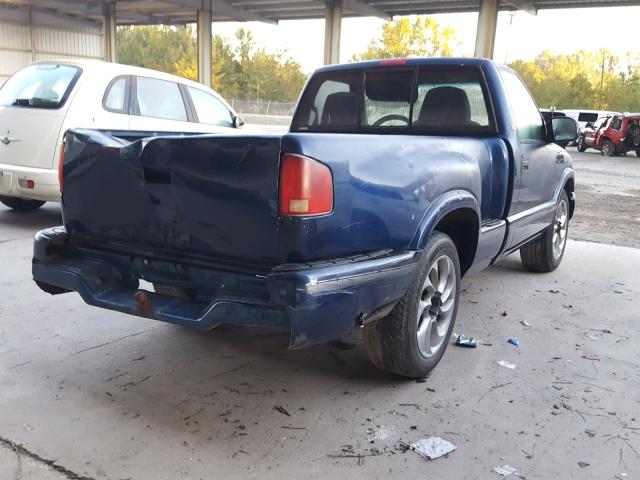 1GTCS1445X8515193 - 1999 GMC SONOMA BLUE photo 4