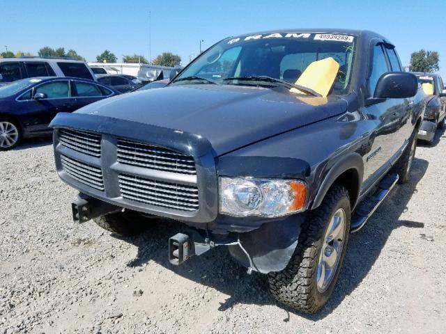 1D7HA18DX4S752558 - 2004 DODGE RAM 1500 S CHARCOAL photo 2