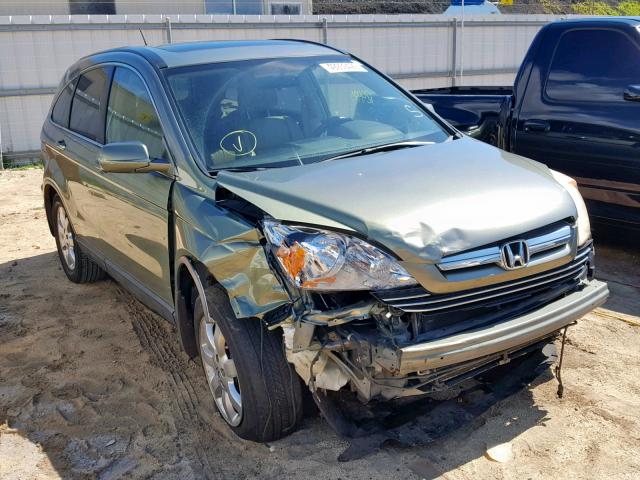 JHLRE38727C075077 - 2007 HONDA CR-V EXL GREEN photo 1