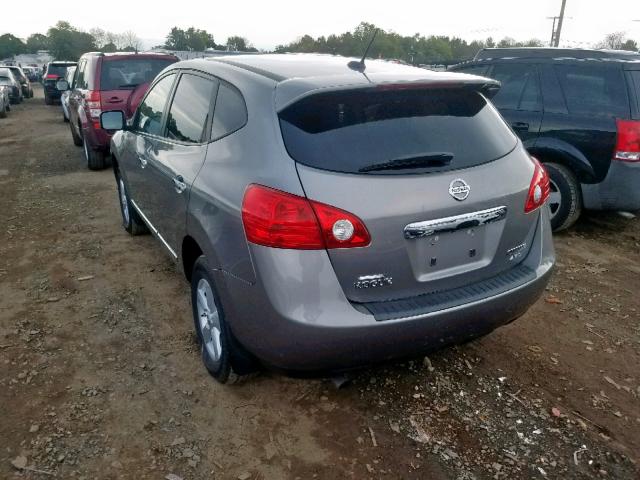 JN8AS5MV3CW383987 - 2012 NISSAN ROGUE S GRAY photo 3