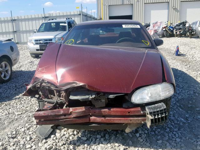 2G1WL52M0V9242873 - 1997 CHEVROLET LUMINA BAS 栗色 照片 7