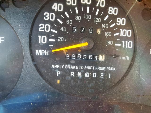 2G1WL52M0V9242873 - 1997 CHEVROLET LUMINA BAS 栗色 照片 8