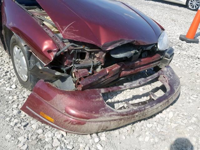 2G1WL52M0V9242873 - 1997 CHEVROLET LUMINA BAS 栗色 照片 9