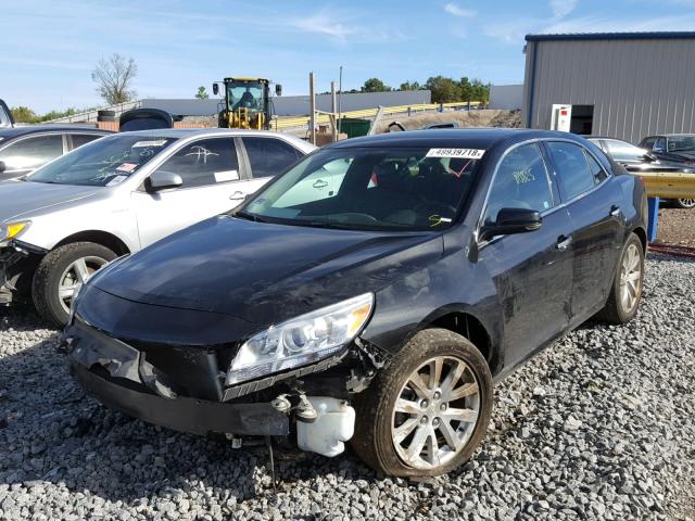 1G11H5SL2EF228595 - 2014 CHEVROLET MALIBU LTZ შავი ფოტო 2