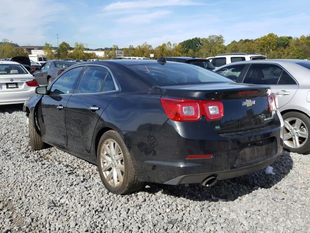 1G11H5SL2EF228595 - 2014 CHEVROLET MALIBU LTZ შავი ფოტო 3