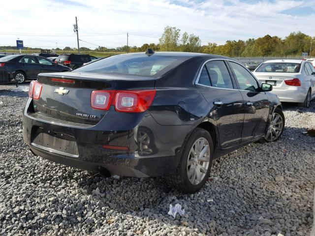 1G11H5SL2EF228595 - 2014 CHEVROLET MALIBU LTZ შავი ფოტო 4