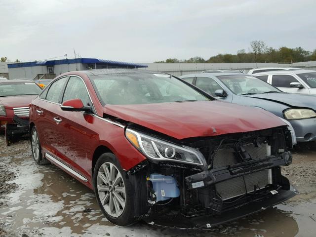 5NPE34AF7GH421556 - 2016 HYUNDAI SONATA SPO RED photo 1