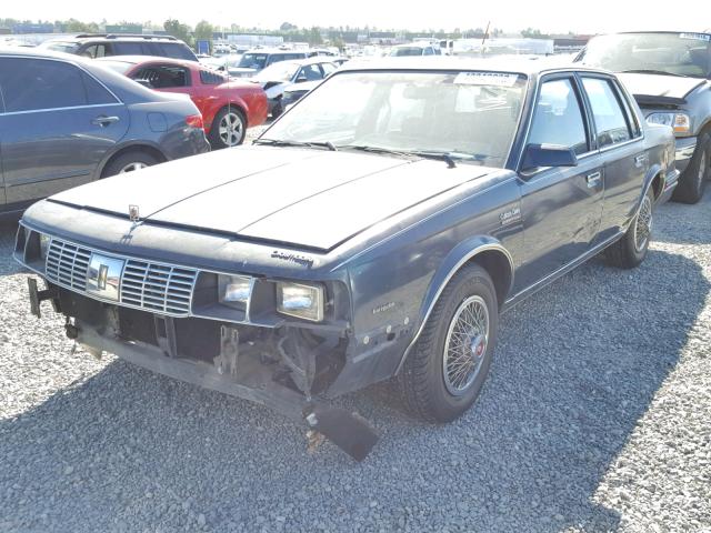 1G3AM19W5GD323940 - 1986 OLDSMOBILE CUTLASS CI BLUE photo 2