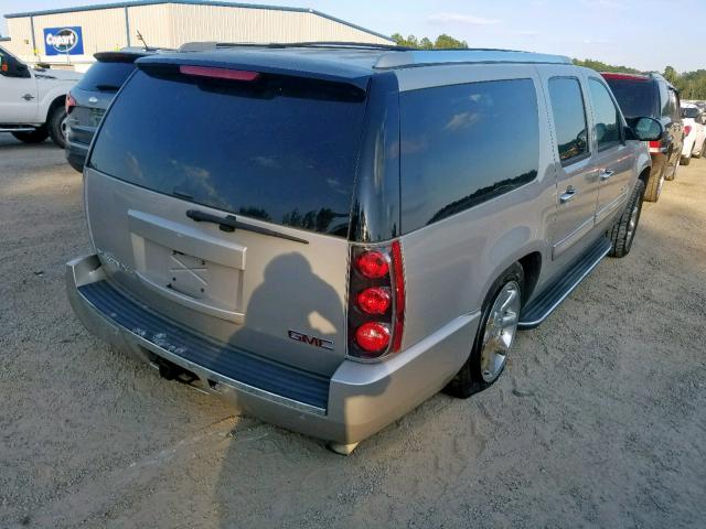 1GKFK66827J346337 - 2007 GMC YUKON XL D TAN photo 4