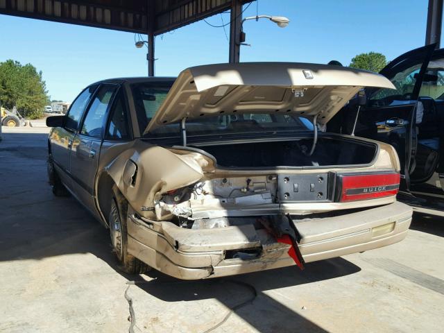 2G4WB54TXP1487708 - 1993 BUICK REGAL CUST GOLD photo 3