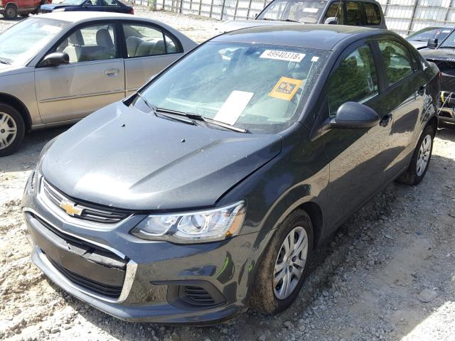 1G1JB5SH8H4156329 - 2017 CHEVROLET SONIC LS 灰色 照片 2
