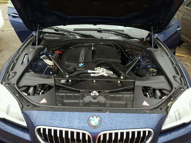 WBA6D0C57GD927499 - 2016 BMW 640 I BLUE photo 7