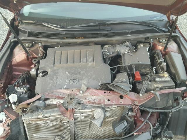 4T1BK1EB9EU092658 - 2014 TOYOTA AVALON BAS Kasztanowy zdjęcie 7