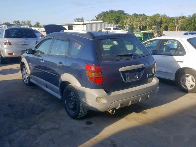 5Y2SL63855Z468734 - 2005 PONTIAC VIBE BLUE photo 3