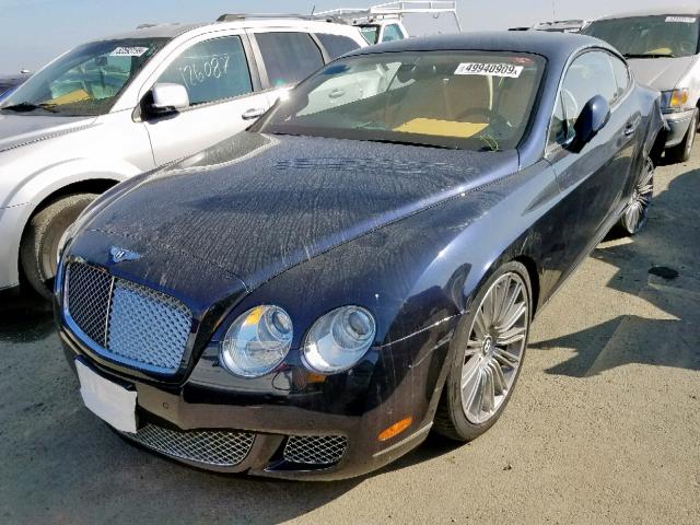 SCBCP7ZA8AC063041 - 2010 BENTLEY CONTINENTA BLUE photo 2