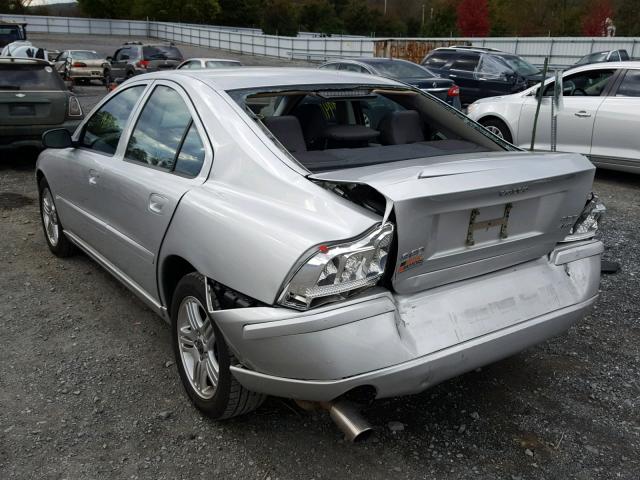 YV1RH592052477325 - 2005 VOLVO S60 2.5T SILVER photo 3