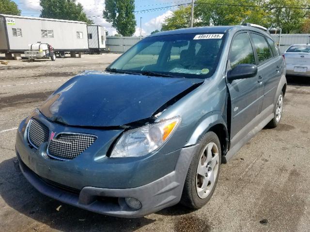 5Y2SL65877Z438330 - 2007 PONTIAC VIBE BLUE photo 2