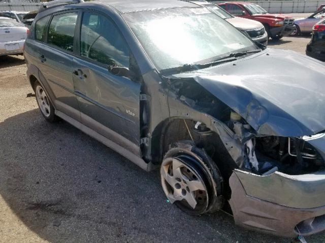 5Y2SL65877Z438330 - 2007 PONTIAC VIBE BLUE photo 9