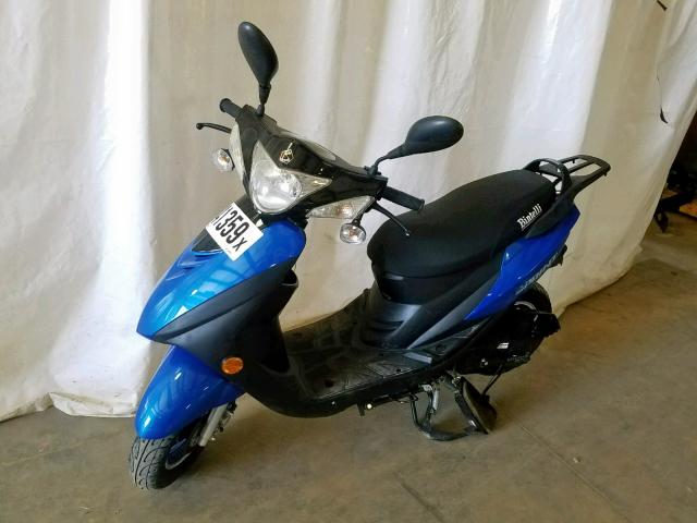 LLPVGBAA0J1G28974 - 2018 BINT SCOOTER BLUE photo 2