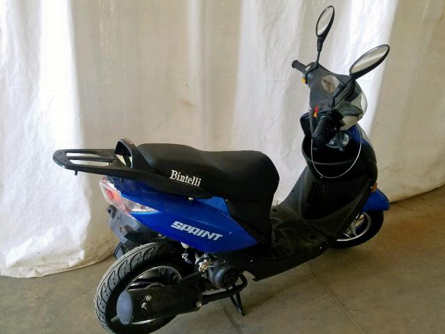 LLPVGBAA0J1G28974 - 2018 BINT SCOOTER BLUE photo 4