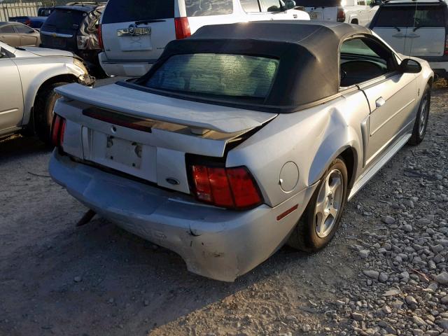 1FAFP44403F407818 - 2003 FORD MUSTANG BLACK photo 4