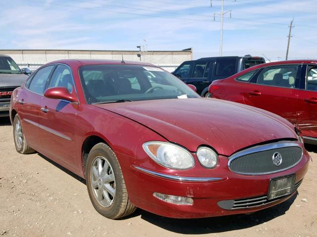 2G4WD562751314742 - 2005 BUICK LACROSSE C RED photo 1