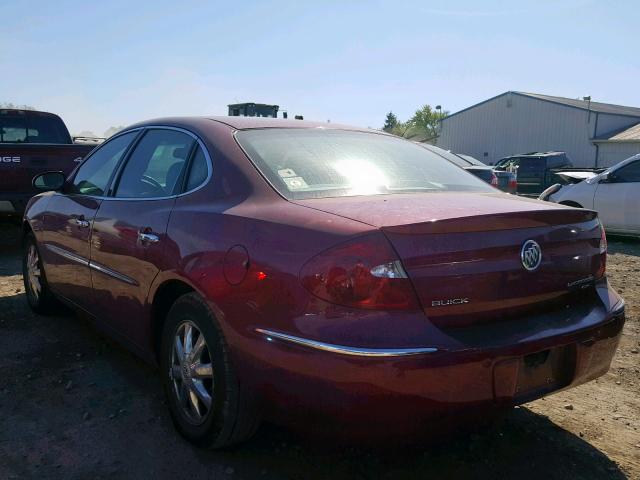 2G4WD562751314742 - 2005 BUICK LACROSSE C RED photo 3