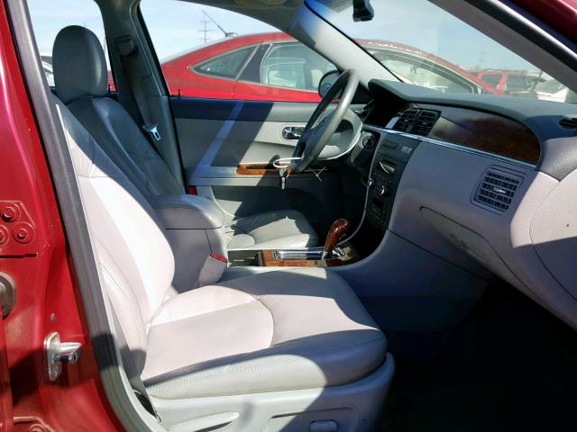 2G4WD562751314742 - 2005 BUICK LACROSSE C RED photo 5