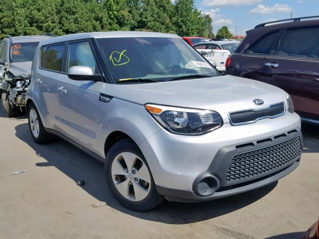 KNDJN2A20G7858278 - 2016 KIA SOUL SILVER photo 1