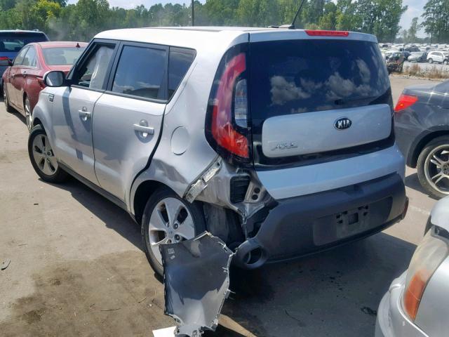 KNDJN2A20G7858278 - 2016 KIA SOUL SILVER photo 3